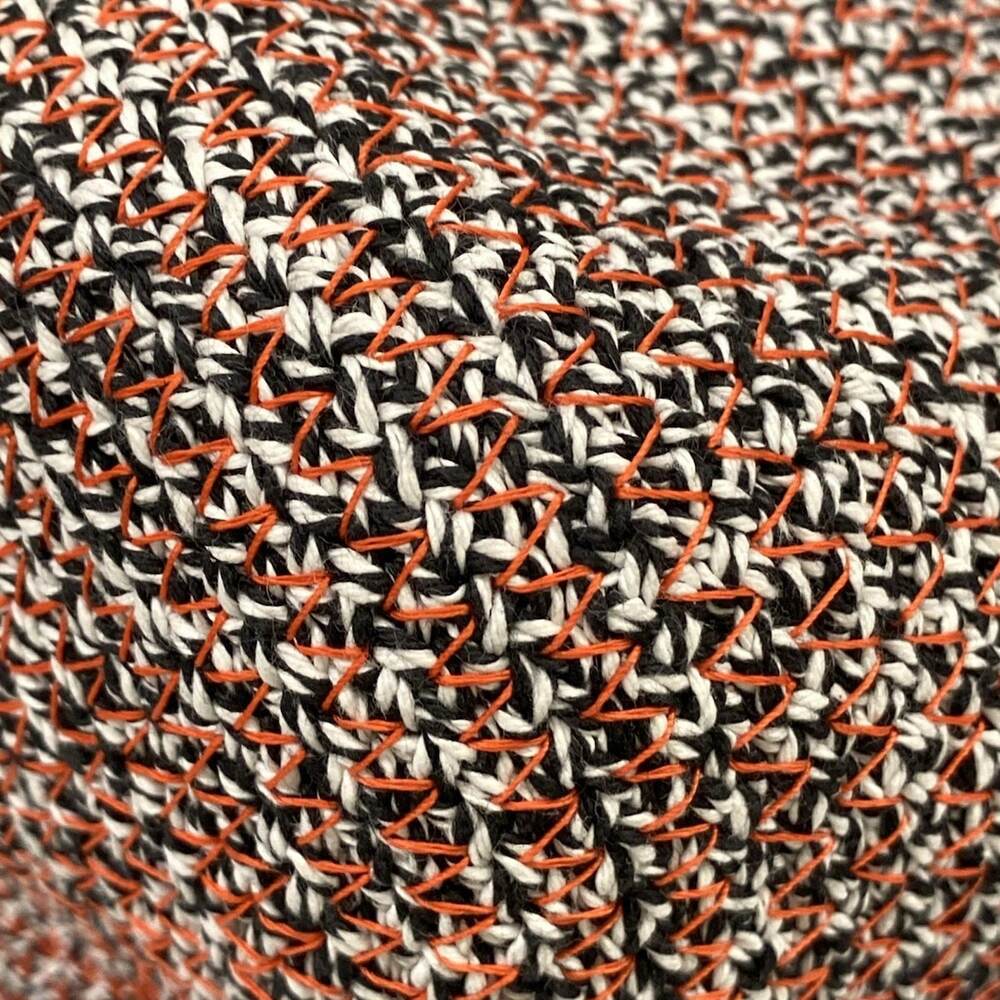 Balenciaga zigzag gagger Handbag 380687 White Black Orange Chemical Fiber - Picture 6 of 15